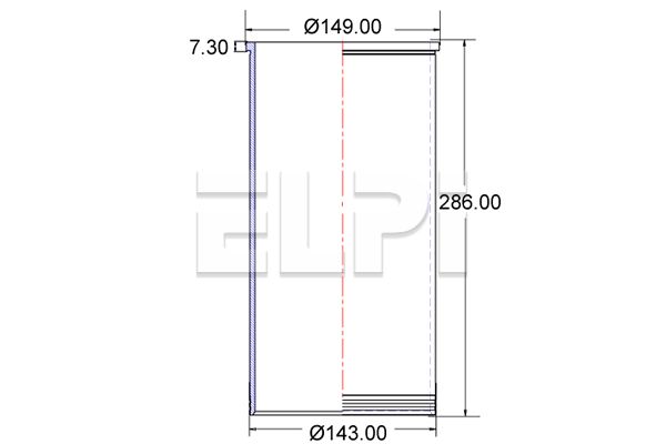 Camasa cilindru LP180 3236 ELPI